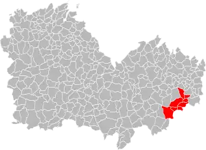 Lage der Communauté de communes du Pays de Caulnes im Département Côtes-d’Armor