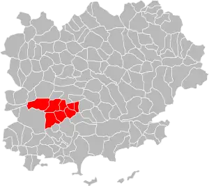 Lage der CC du Val d’Issole im Département Var