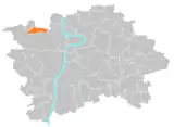 Lage von Nebušice