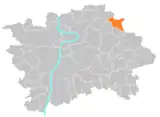 Lage von Praha-Vinoř