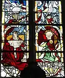 Gnadenstuhl und Apostel Petrus