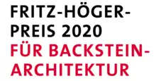 Logo Fritz-Höger-Preis 2020 für Backstein-Architektur, Copyright: Kopfkunst Agentur für Kommunikation GmbH