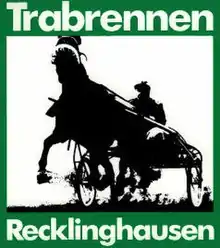 Werbelogo der Trabrennbahn Recklinghausen
