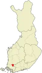 Lage von Loimaa in Finnland