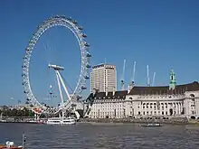 London Eye, mit dem Naben-Lager von FAG Kugelfischer
