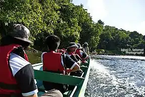 Bootsfanfahrt in den Ulu Temburong National Park