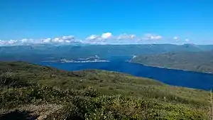 Blick vom Lookout Trail auf die Bucht