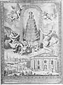 Stifterbild, unten rechts die erste Loretokapelle von 1685