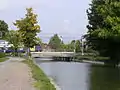 Mündung der Lorze in den Zugersee am Brüggli in Zug