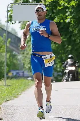 Lothar Leder im Ironman 70.3 Austria, 2012