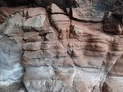 Permischer Grès de Louignac von Les Arcis bei Boisseuilh