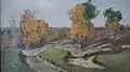 Birken im Herbst