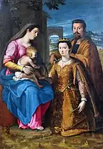 Die mystische Vermählung der Hl. Katharina von Lucrezia Quistelli