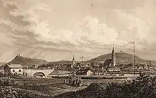 Kanalhafen von Neumarkt, 1845
