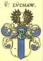 Wappen derer von Lüchau in Siebmachers Wappenbuch von 1605