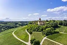 Luftaufnahme Schloss Stocksberg – April 2022 von Martin Moxter