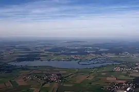 Luftaufnahme von Nord nach Süd