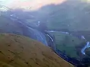 Lune Gorge mit Haupt-Verkehrswegen von England nach Schottland