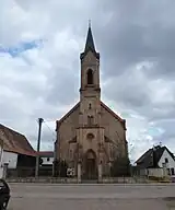 Evangelische Christuskirche in Niederlustadt