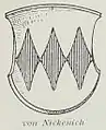 Wappen derer von Nickenich bei Ferdinand Luthmer