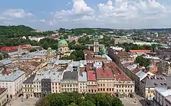 Lwiw - Ensemble im historischen Zentrum