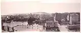 Panorama: Lyon während der Überschwemmungen 1856, Bildbreite 89&nbsp;cm