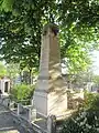 Das Denkmal in der Division 12 für die 40 erschossenen Geiseln der Pariser Kommune