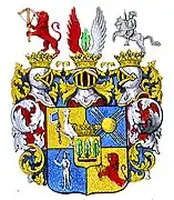 Wappen der schwedischen Grafen Mörner af Morlanda