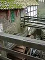 Wasserrad von oben