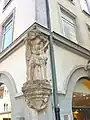 Frauenplatz 11 mit dem Hl. Christophorus