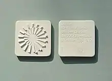 Porzellantaler als Geschenk an die Mitarbeiter der Olympischen Spiele München 1972