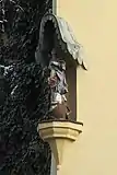 Figur der Immaculata über dem Eingang