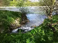 Mündung des Angerbachs in die Isar
