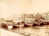 Münsterbrücke und Kaufhaus, um 1896