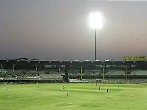 Ein Cricketspiel im M. A. Chidambaram Stadium