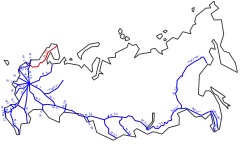 R21 im Fernstraßennetz Russlands