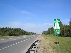 Die M9 als Autobahn