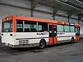 Mercedes-Benz O 405 Nr. 105 der VGF, verwendet als Kino bei einer Veranstaltung