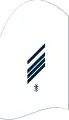 Ärmelabzeichen am Hemd, weiß für Marineuniformträger (Verwendungsreihe 40er Marinetechnikdienst)