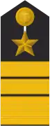 Schulterklappe eines Vizeadmirals (Truppendienst)