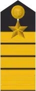 Schulterklappe eines Admirals (Truppendienst)