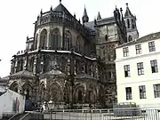 Frühgotische Kapellen- und Emporenfenster noch ohne Maßwerk: Magdeburger Dom, ab 1209/1215