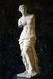 Griechische Antike:Venus von Milo,um 100 v. Chr.
