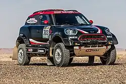 Siegerfahrzeug der Rallye Dakar 2012