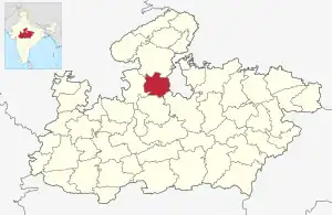 Lagekarte des Distrikts
