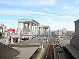 Ansicht der Viadukt-Baustelle im Jahr 2021
