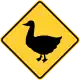 Zeichen PA W11-26Entenübergang (Pennsylvania).