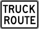 Zeichen R14-1Lkw-Route