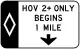 Zeichen R3-15aHOV-Info
