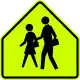 Schule (auch für Fußgängerübergang in der Nähe von Schulen)